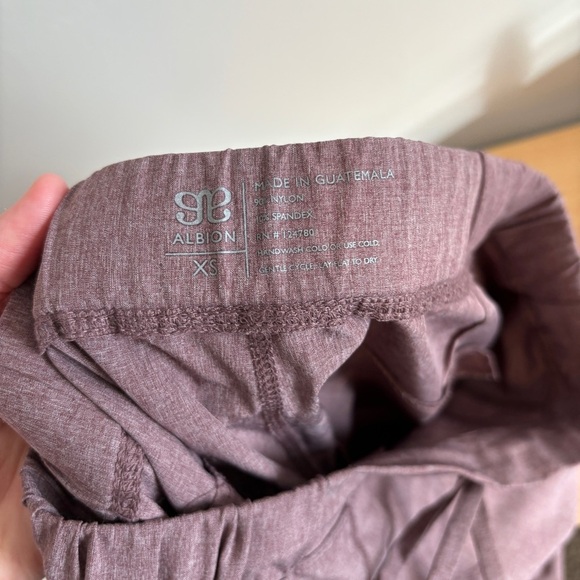 Albion Womens Brick Red Jet Set Pull On Casual Joggers Ankle Zips Size XS - Picture 4 of 9